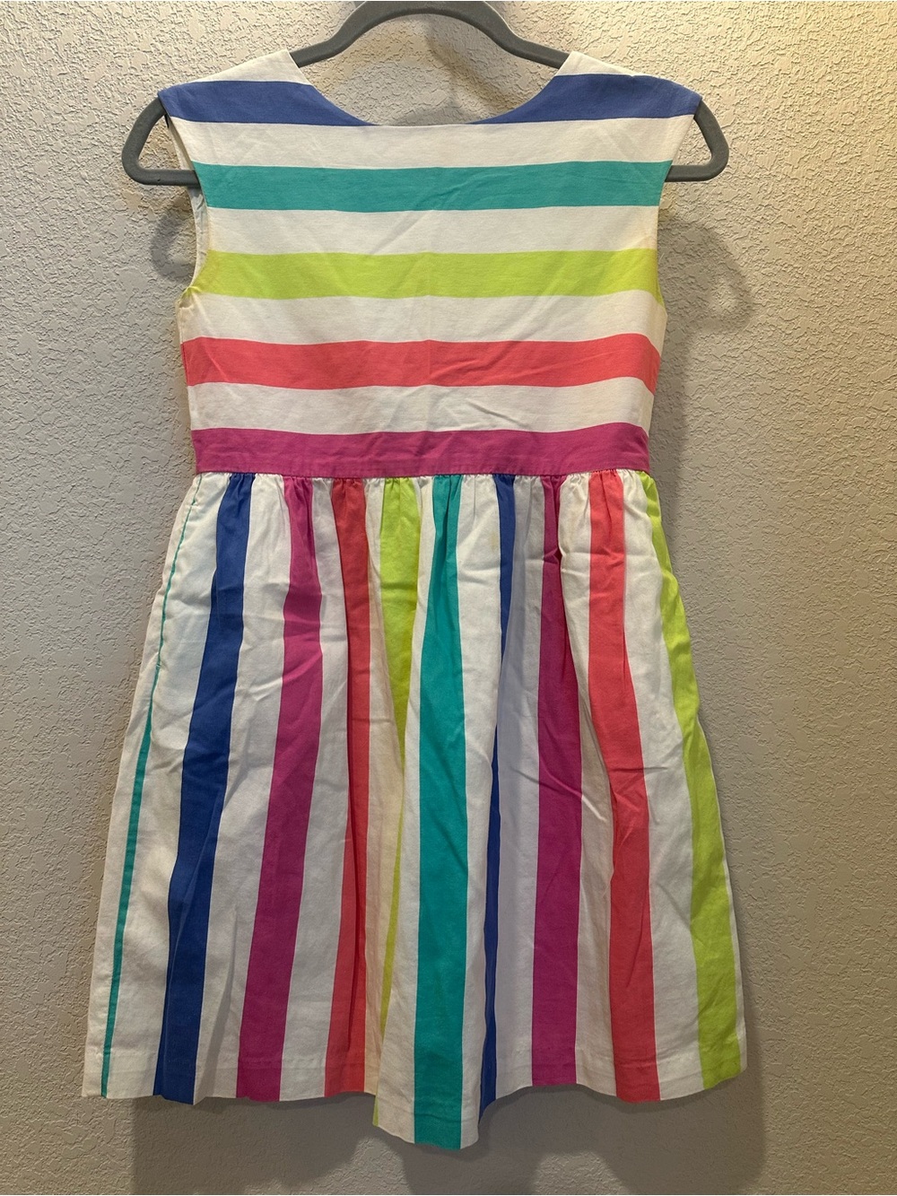 GAP Girls Dress with Multicolor Stripes